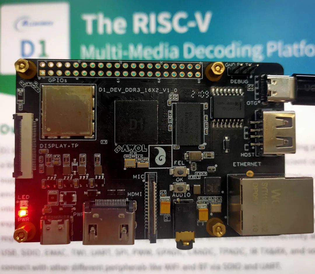 A First Look at Allwinner D1 Linux RISC-V SBC and Processor