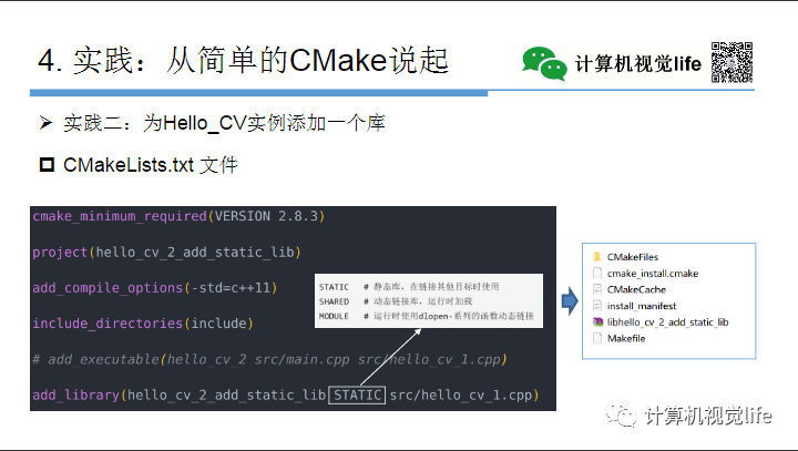 Application and Practice of CMake