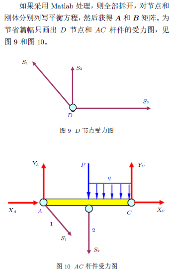 Rigid Body Systems and Truss Stress Analysis (Matlab Solving Theoretical Mechanics Problems Series 1)