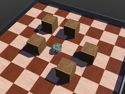 Webots Tutorial: Simple Obstacle Avoidance Robot
