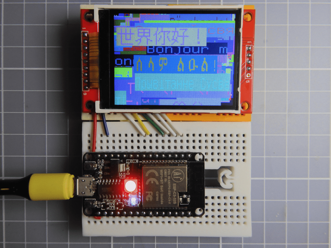 Displaying Unicode Text Using Arduino