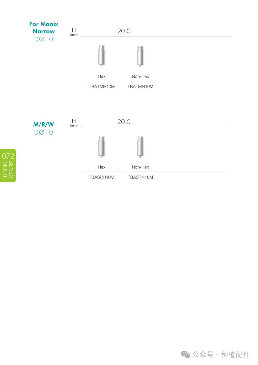 IZEN Zenex Multi I-system Implant Manual