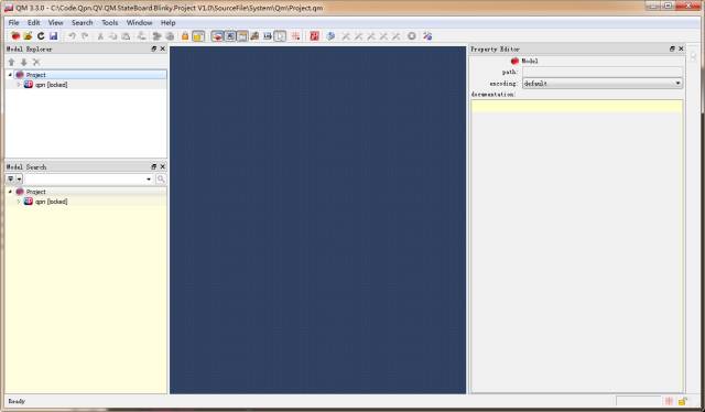 QM UML State Machine Modeling Example: Blinky for Cortex-M0