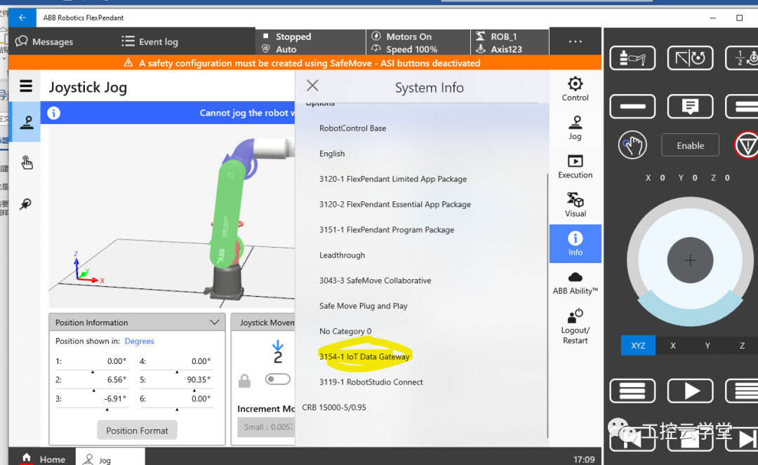 Controlling ABB Industrial Robots Using OPC UA