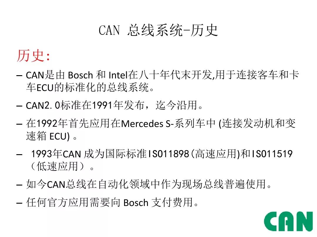 Detailed Explanation of Automotive CAN Bus