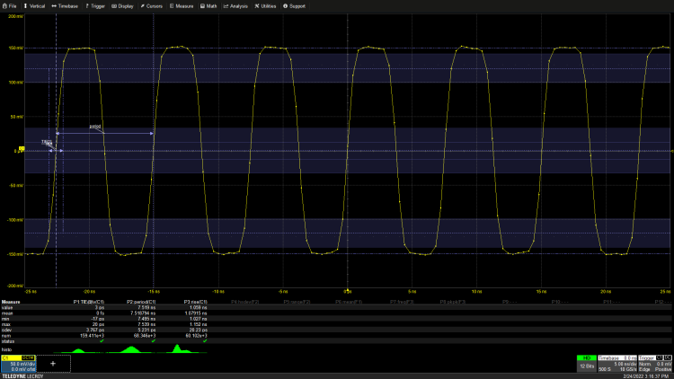 Basic Jitter Measurement Using an Oscilloscope