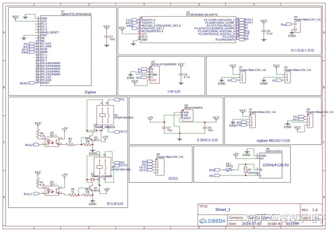 ESP8266 and Zigbee Networked Wall Switch Modification