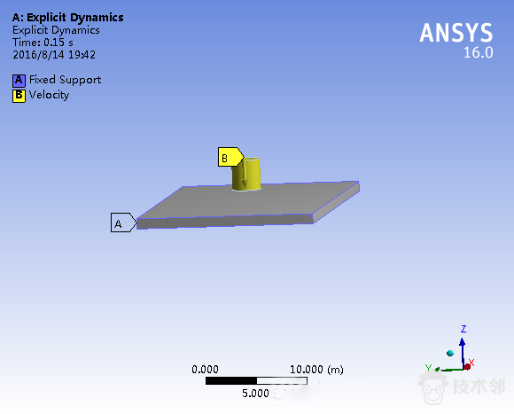 ANSYS Explicit Dynamics Analysis Example