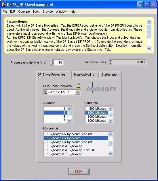 Profibus Master/Slave Solution Based on DF PROFI II Communication Card