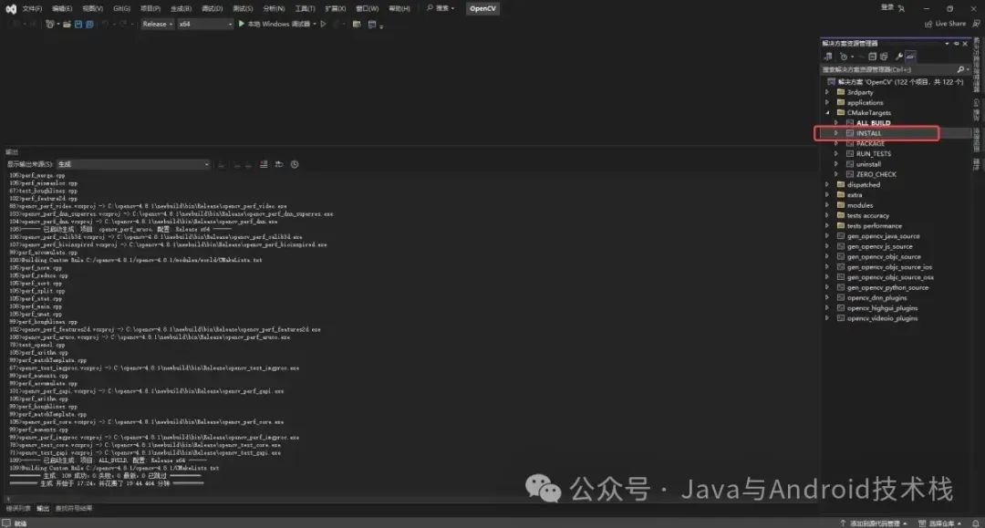 Compiling OpenCV 4.8.1 with CMake and Visual Studio 2022 on Windows