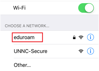 Quick Steps to Connect to Wi-Fi (eduroam)