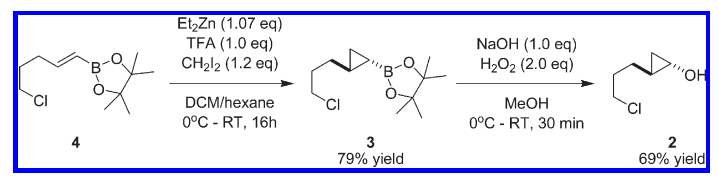 Multikilogram-Scale Synthesis of a Chiral Cyclopropanol