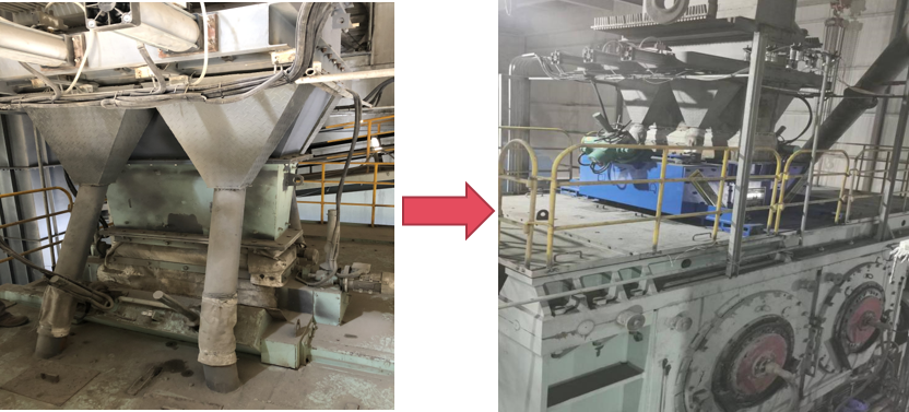 Energy-Saving Solution: DAC Arc-Shaped Hyperbolic Feeding Device