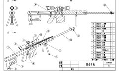 Create a Barrett Sniper Rifle Model with 3D Printing