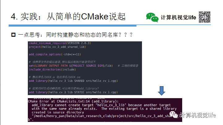 Application and Practice of CMake