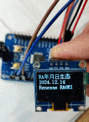Renesas RA0E1 Development Board Evaluation and IIC OLED Testing