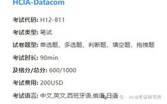 Huawei Certification | HCIA-Datacom Exam Outline