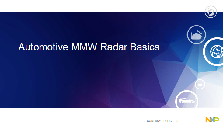 NXP | Automotive Radar Signal Processing Acceleration Architecture