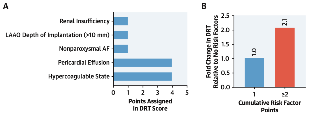 Predictive Factors of DRT After LAAO: International Multicenter Data