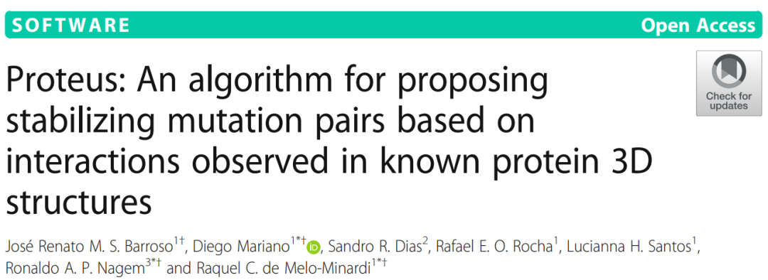 Proteus: An Algorithm for Stable Mutations Based on Known Protein 3D Structures