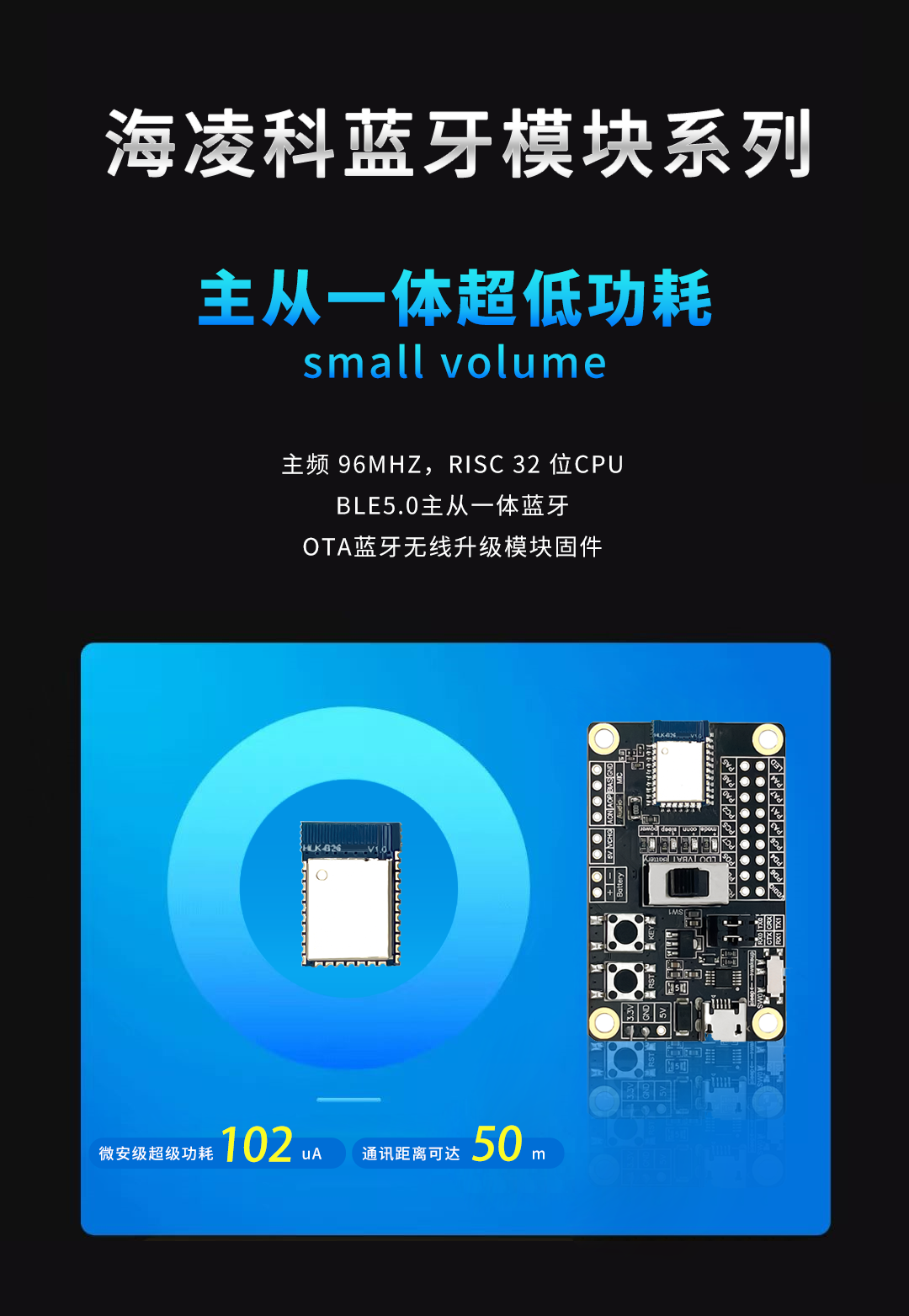 BLE 5.0 Bluetooth Module B26 Features and Applications