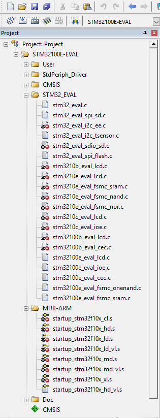 Differences in Target Options Configuration in MDK-ARM Projects