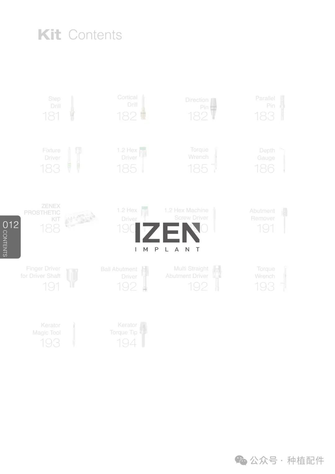 IZEN Zenex Multi I-system Implant Manual