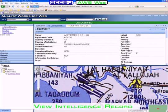 U.S. Military Theater Command and Control System (GCCS-J)
