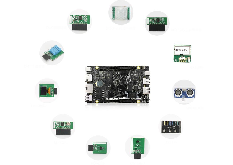 High-Performance ROC-RK3399-PC Six-Core 64-Bit Motherboard
