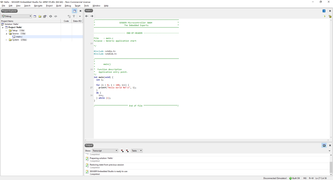 Getting Started with Embedded Studio for MM32F013x
