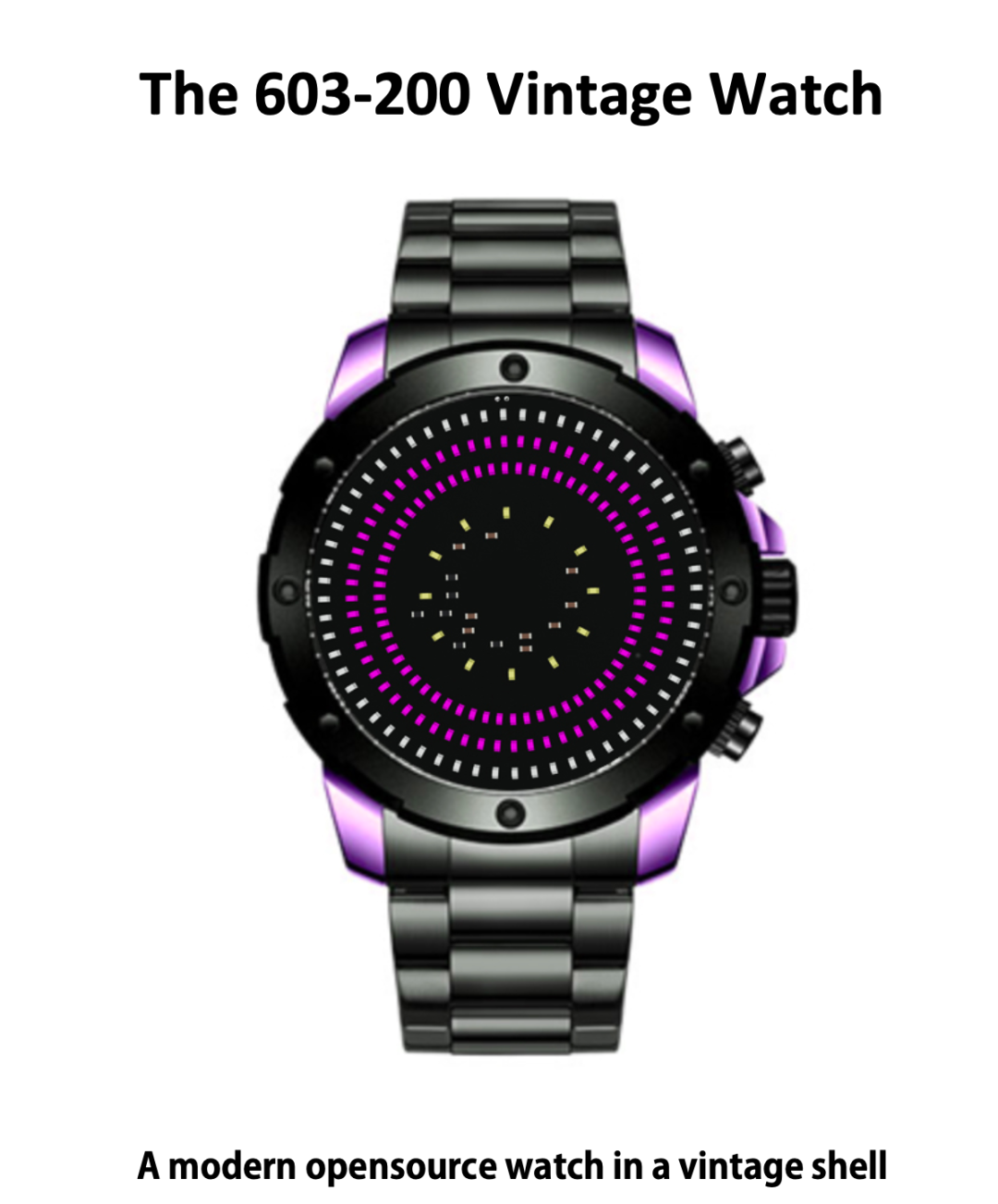 Incredible! Create a Smart Watch with 200 LEDs (Source Code and Circuit Diagram Included)