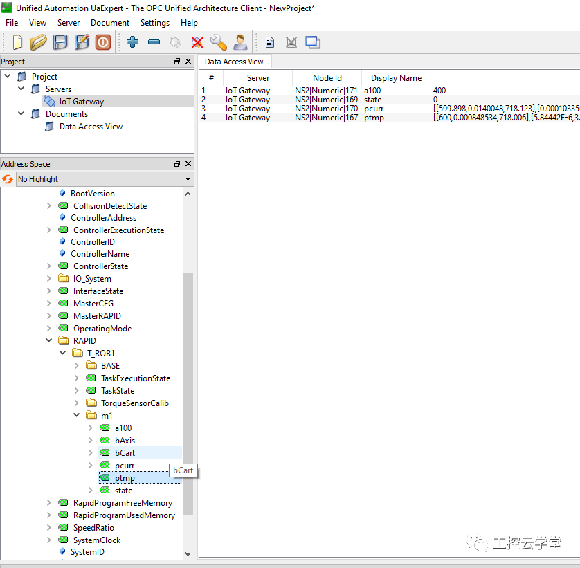 Controlling ABB Industrial Robots Using OPC UA