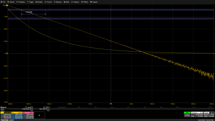 How To Measure Exponential Time Constant Using An Oscilloscope