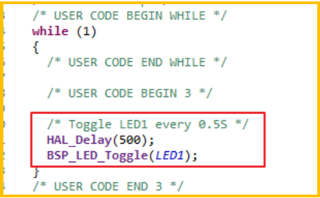 Using STM32CubeMX to Generate Configuration Code Structure