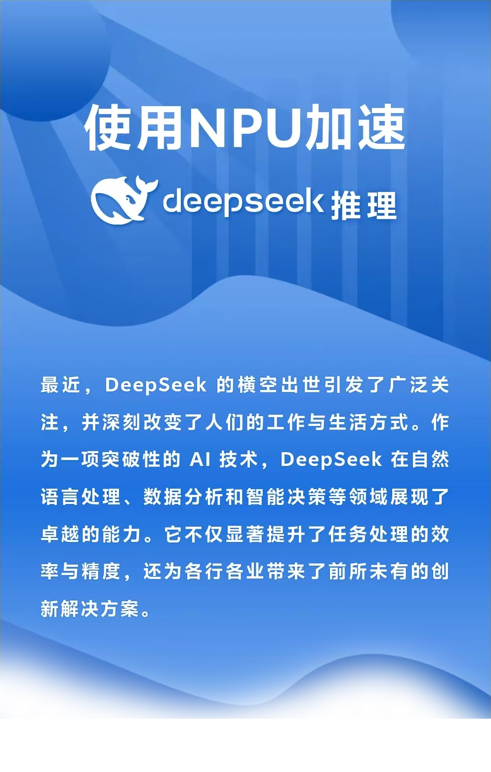 Accelerating DeepSeek Inference with NPU