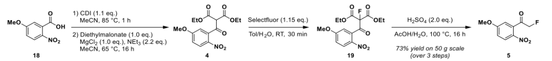 Multi-Kg Production of 3-Fluoro-6-methoxyquinoline