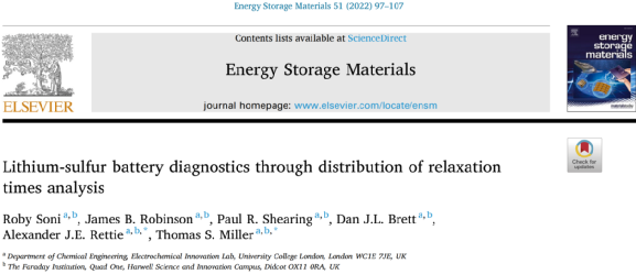 Non-Destructive Testing of Batteries Using Electrochemical Impedance Spectroscopy