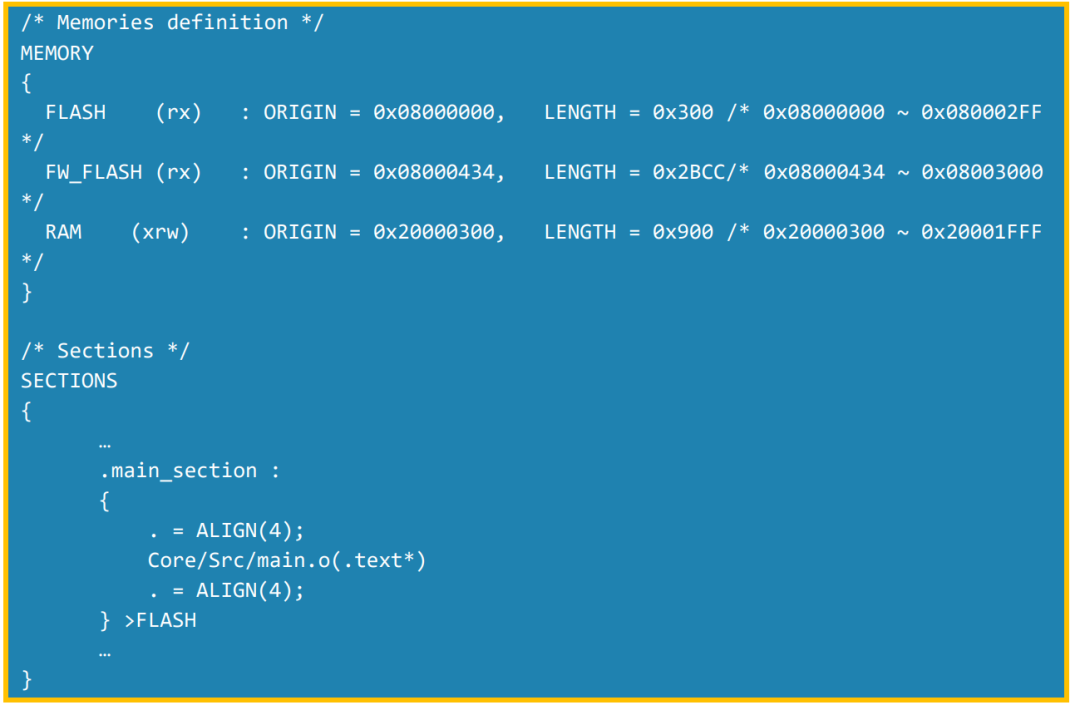 Practical Experience | STM32CubeIDE Tips for ld Link Files