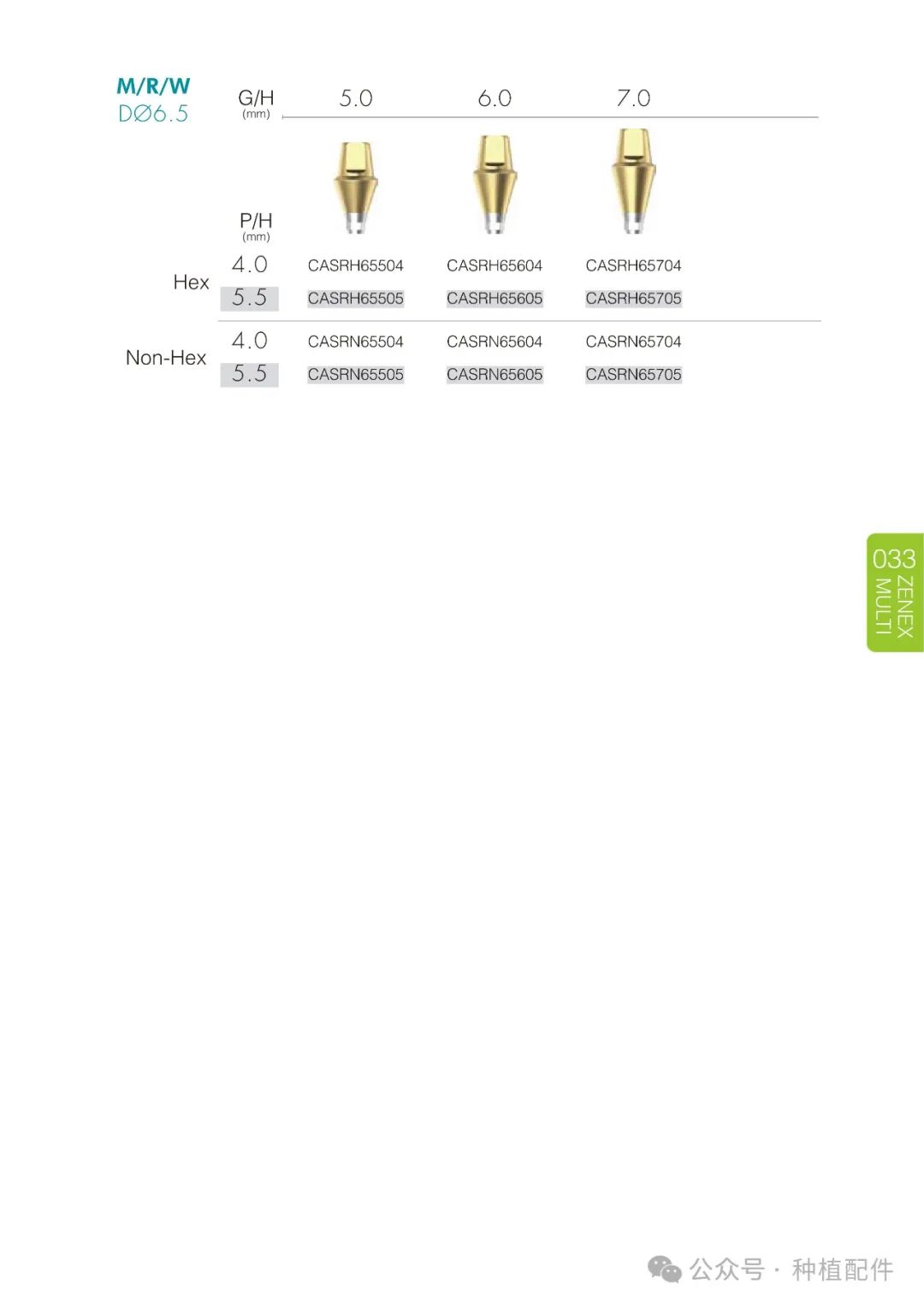 IZEN Zenex Multi I-system Implant Manual