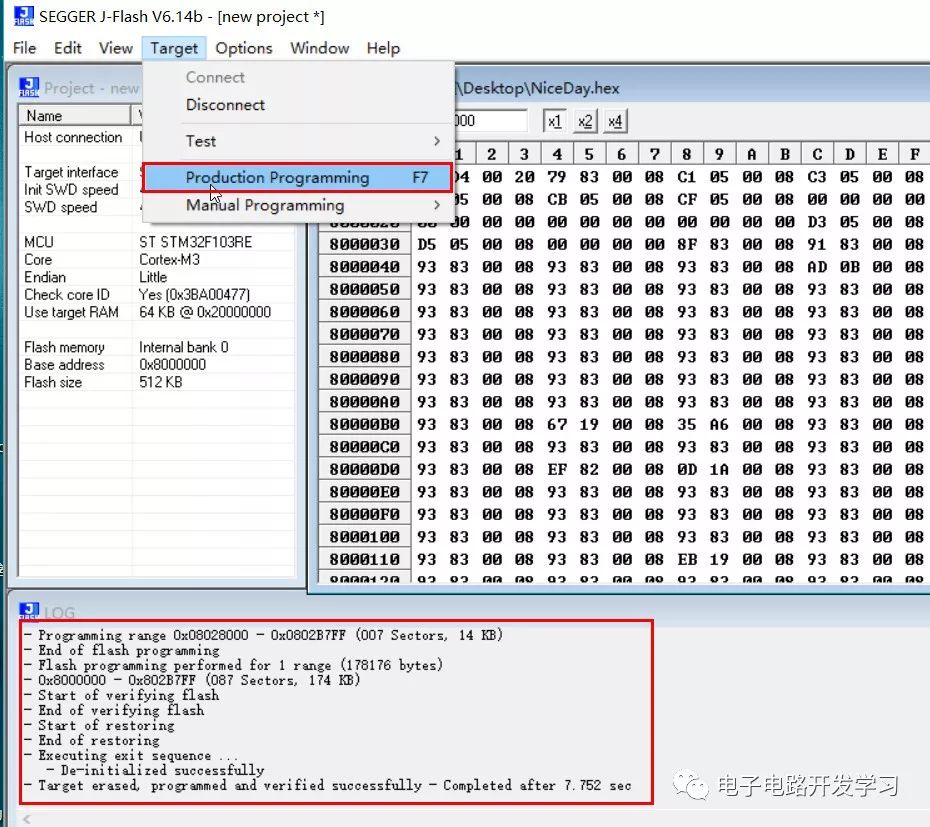 JLink Tips for Downloading HEX Files to Microcontrollers