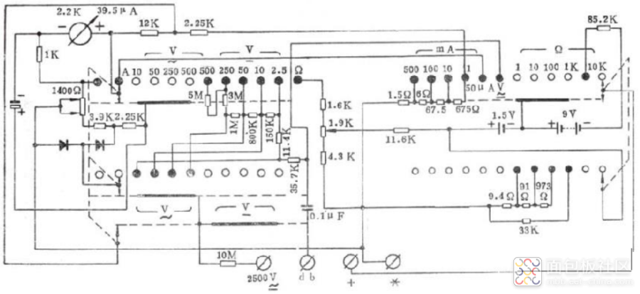 Disassembling the Vintage MF500 Multimeter from Shanghai