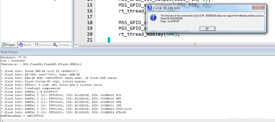 Solutions for Jlink-OB Download Failures Using Keil MDK