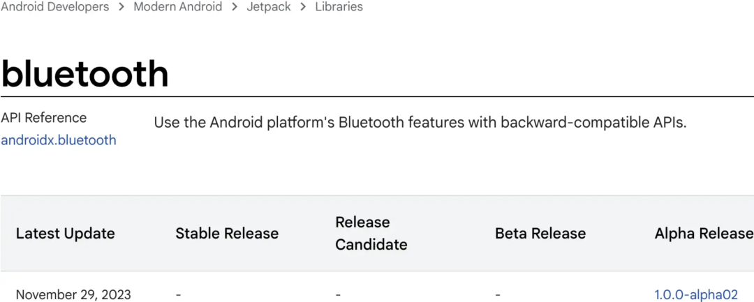 Using Jetpack Bluetooth Library for Android Development