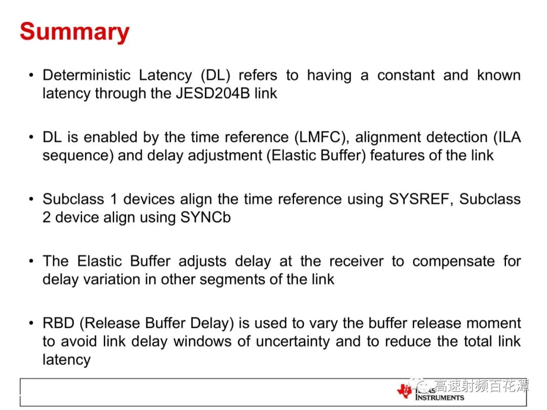 ADC/DAC High-Speed Interface 204B Deterministic Latency Insights