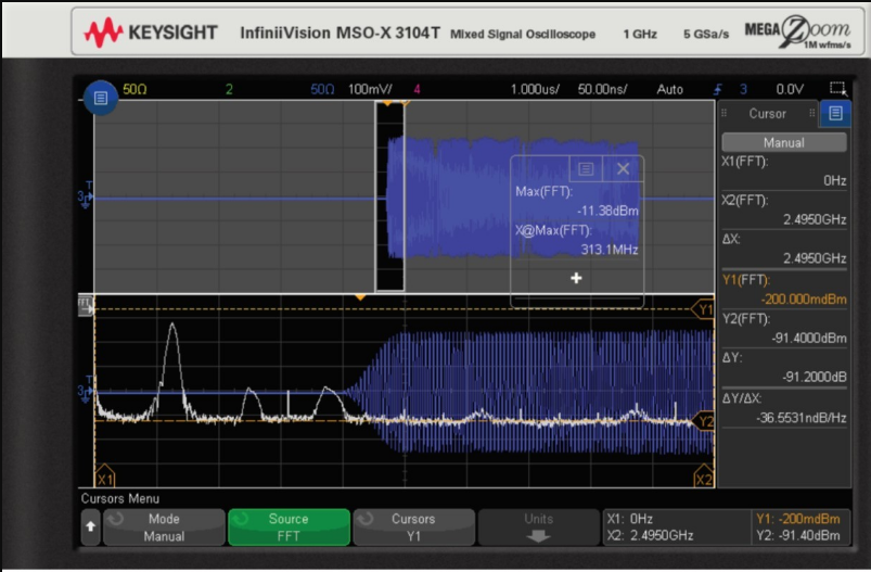 How to Adjust FFT Function on Oscilloscope?