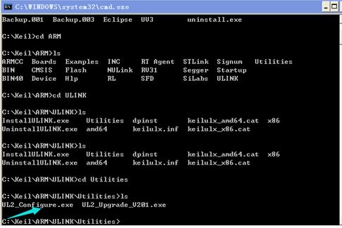 Steps to Downgrade ULINK2 Usage