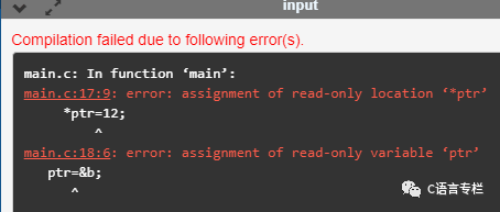 Understanding Constant Pointers in C Language
