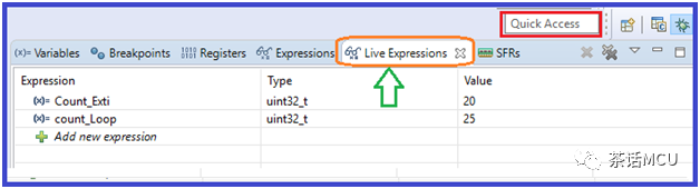 Viewing Variables in STM32CubeIDE
