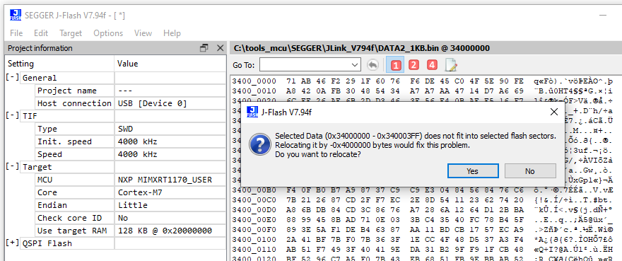 How to Set Address Range for Custom JLink Download Algorithm?