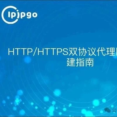 Guide to Setting Up a Dual Protocol Proxy Server (HTTP/HTTPS)
